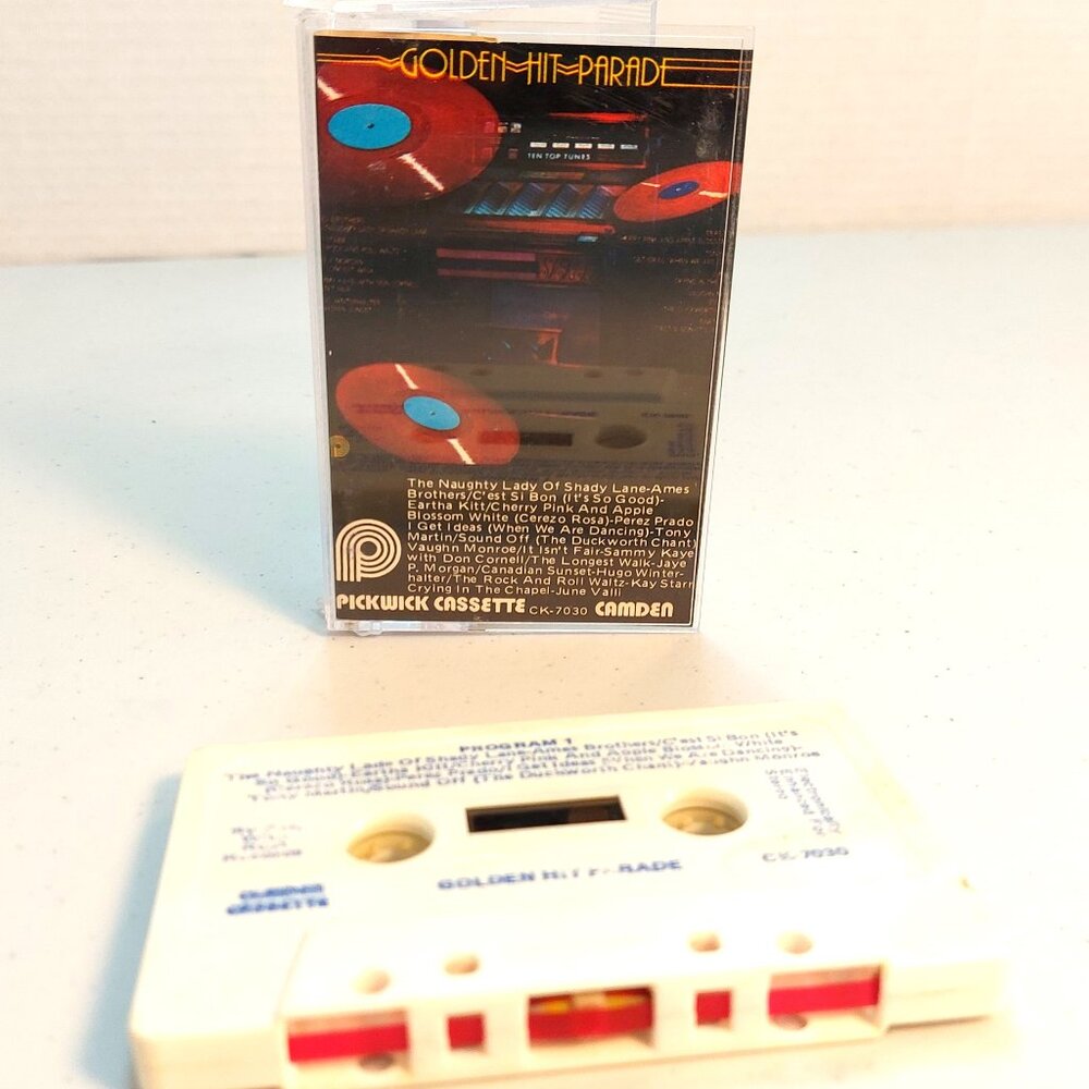 Golden Hit Parade (cassette tape, 1976) tested and works